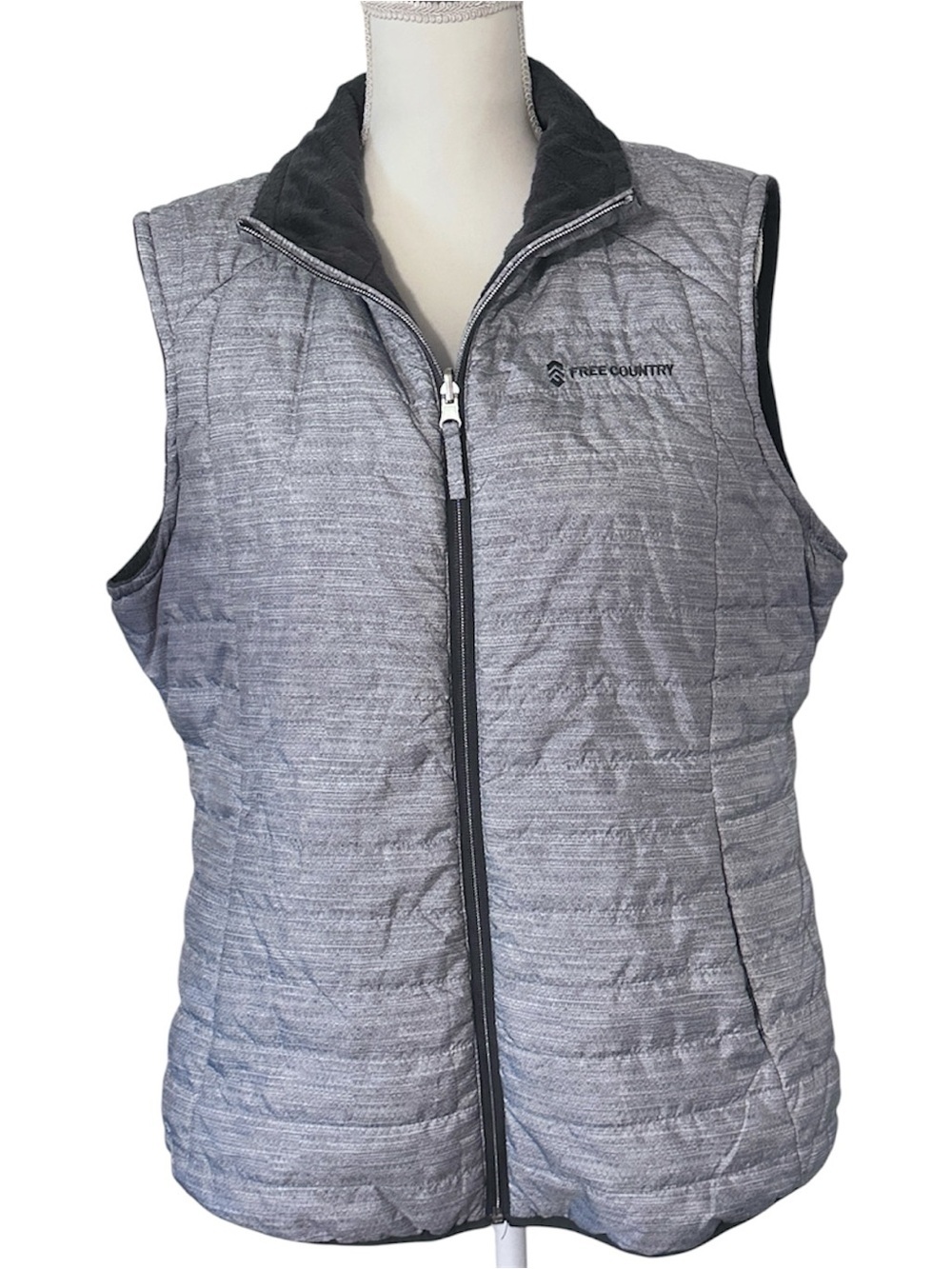 Free Country Women's Reversible Quilted Fleece Vest